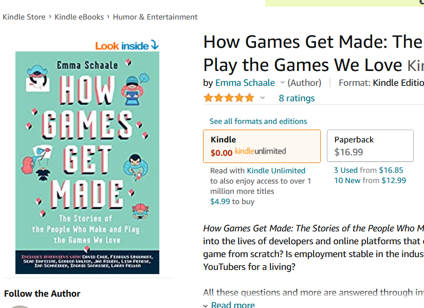 How Games Get Made on Amazon Screenshot